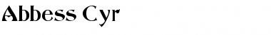 Download Abbess Cyr Font Download Abbess Cyr Font