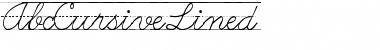 Download AbcCursiveLined Font Download AbcCursiveLined Font