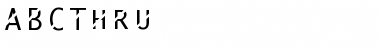 Download ABCThru Font Download ABCThru Font