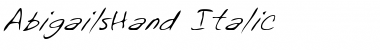 Download AbigailsHand Font