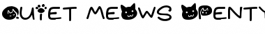 Download Quiet Meows Regular Font