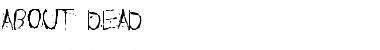 Download About Dead Font Download About Dead Font