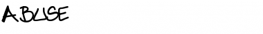 Download Abuse Font Download Abuse Font