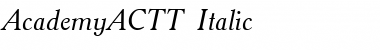 Download AcademyACTT Font