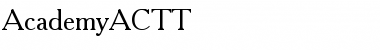 Download AcademyACTT Font