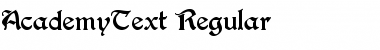 Download AcademyText Regular Font