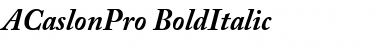 Download Adobe Caslon Pro Bold Font