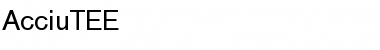 Download AcciuTEE Font
