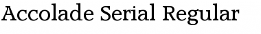 Download Accolade-Serial Font