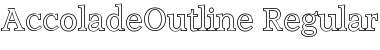 Download AccoladeOutline Font
