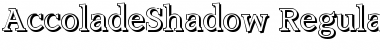 Download AccoladeShadow Font