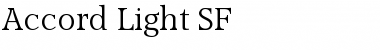 Download Accord Light SF Font