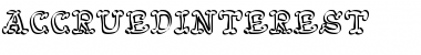 Download AccruedInterest Font Download AccruedInterest Font