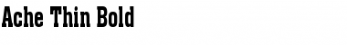 Download Ache Thin Font Download Ache Thin Font