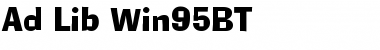 Download AdLib Win95BT Font Download AdLib Win95BT Font