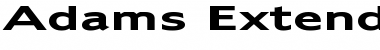 Download Adams Extended Font