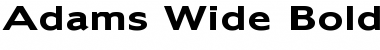 Download Adams Wide Font