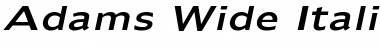 Download Adams Wide Font