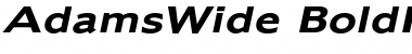 Download AdamsWide Font
