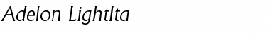 Download Adelon-LightIta Font Download Adelon-LightIta Font