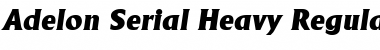 Download Adelon-Serial-Heavy RegularItalic Font