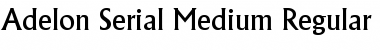 Download Adelon-Serial-Medium Font Download Adelon-Serial-Medium Font