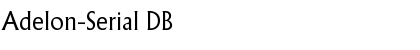 Download Adelon-Serial DB Font Download Adelon-Serial DB Font