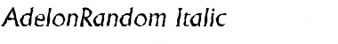 Download AdelonRandom Font Download AdelonRandom Font