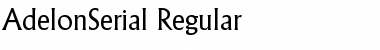 Download AdelonSerial Font