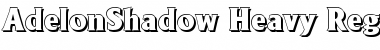 Download AdelonShadow-Heavy Font Download AdelonShadow-Heavy Font