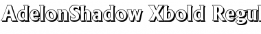 Download AdelonShadow-Xbold Font Download AdelonShadow-Xbold Font