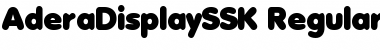 Download AderaDisplaySSK Font