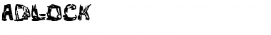 Download adlock Font Download adlock Font