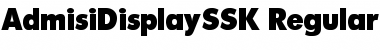 Download AdmisiDisplaySSK Font