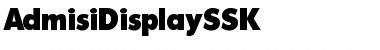Download AdmisiDisplaySSK Font