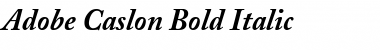 Download ACaslon Bold Italic Font