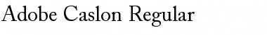 Download ACaslon Regular Regular Font