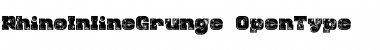 Download Rhino Inline Grunge Inline Grunge Font