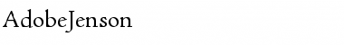 Download AdobeJenson Font