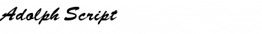 Download Adolph Script Font