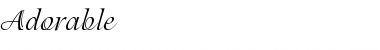 Download Adorable Font Download Adorable Font