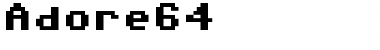 Download Adore64 Font Download Adore64 Font
