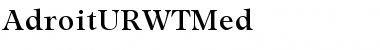 Download AdroitURWTMed Font