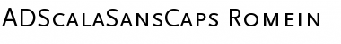 Download ADScalaSansCaps Font