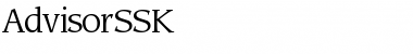 Download AdvisorSSK Font