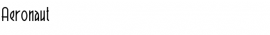 Download Aeronaut Font