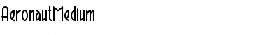 Download AeronautMedium Font