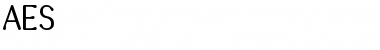 Download AES Font Download AES Font