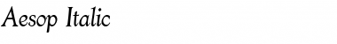 Download Aesop Font
