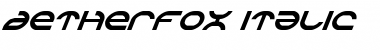 Download Aetherfox Italic Font Download Aetherfox Italic Font